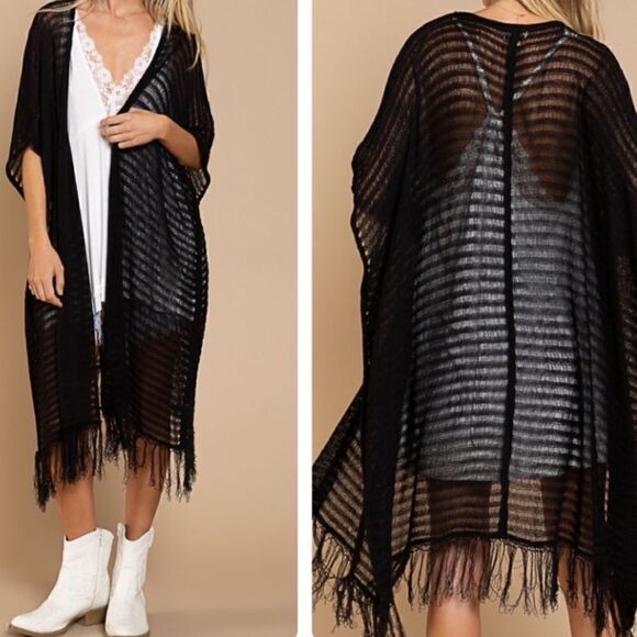 POL Fringe Cardigan‎ - Picture 1 of 4
